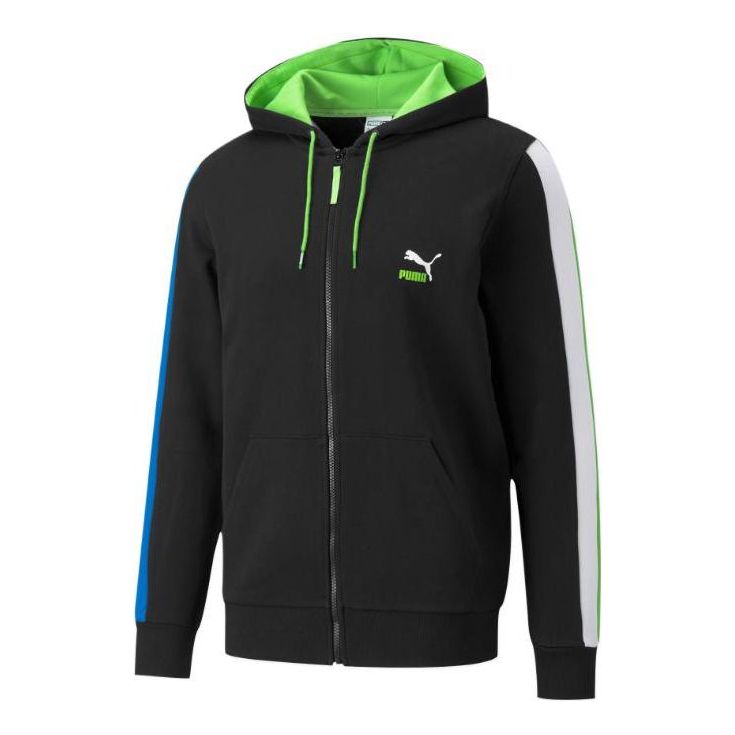 PUMA CLSX ColBlock Hoodie 'Black' 534156-51