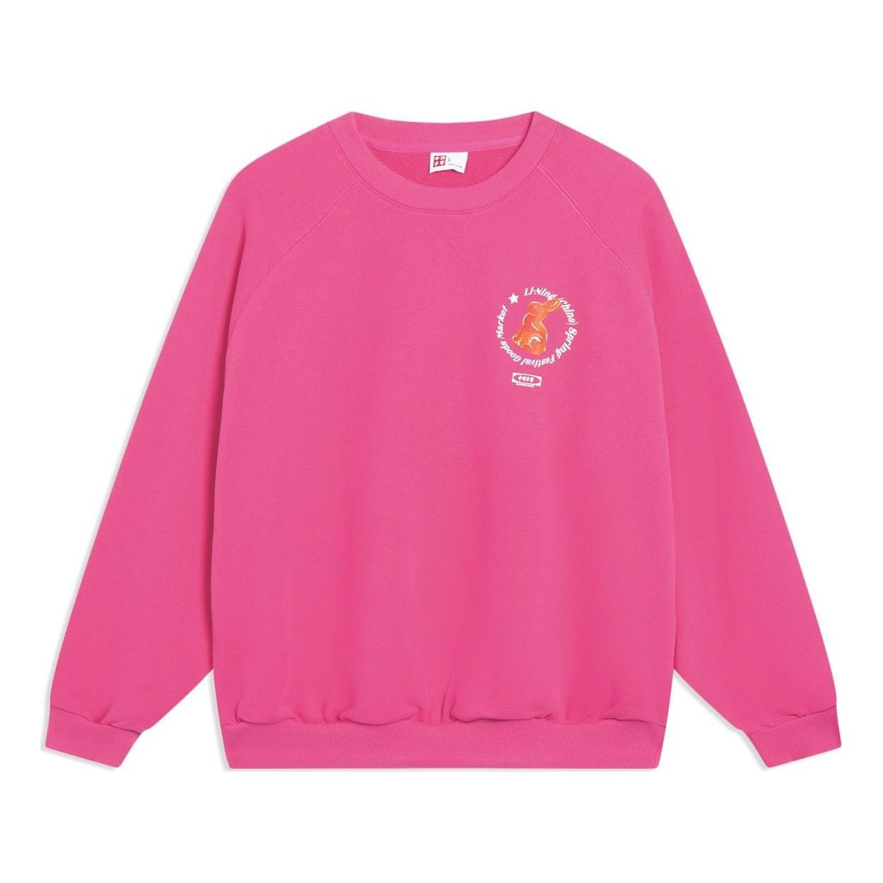 Li-Ning Chinese Culture Graphic Sweatshirt 'Pink' AWDT237-5