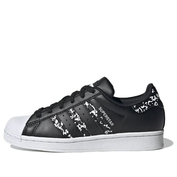 (GS) adidas Originals Superstar Shoes 'Black White' GW4069