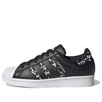 (GS) adidas Originals Superstar Shoes 'Black White' GW4069