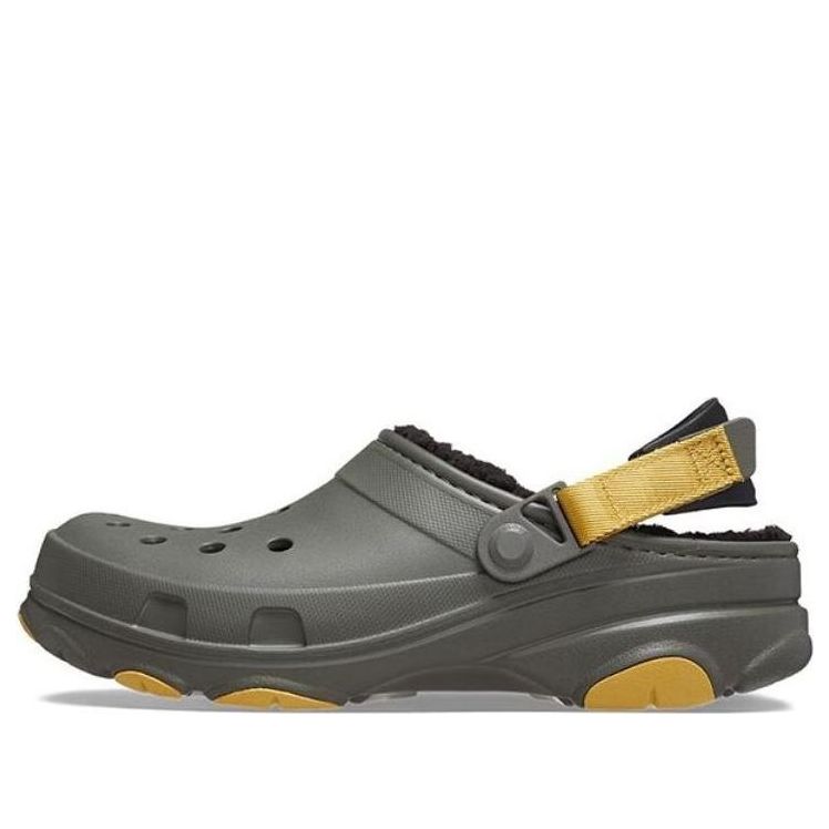 Crocs All-Terrian Lined Clogs 'Dusty Olive' 207936-3J5