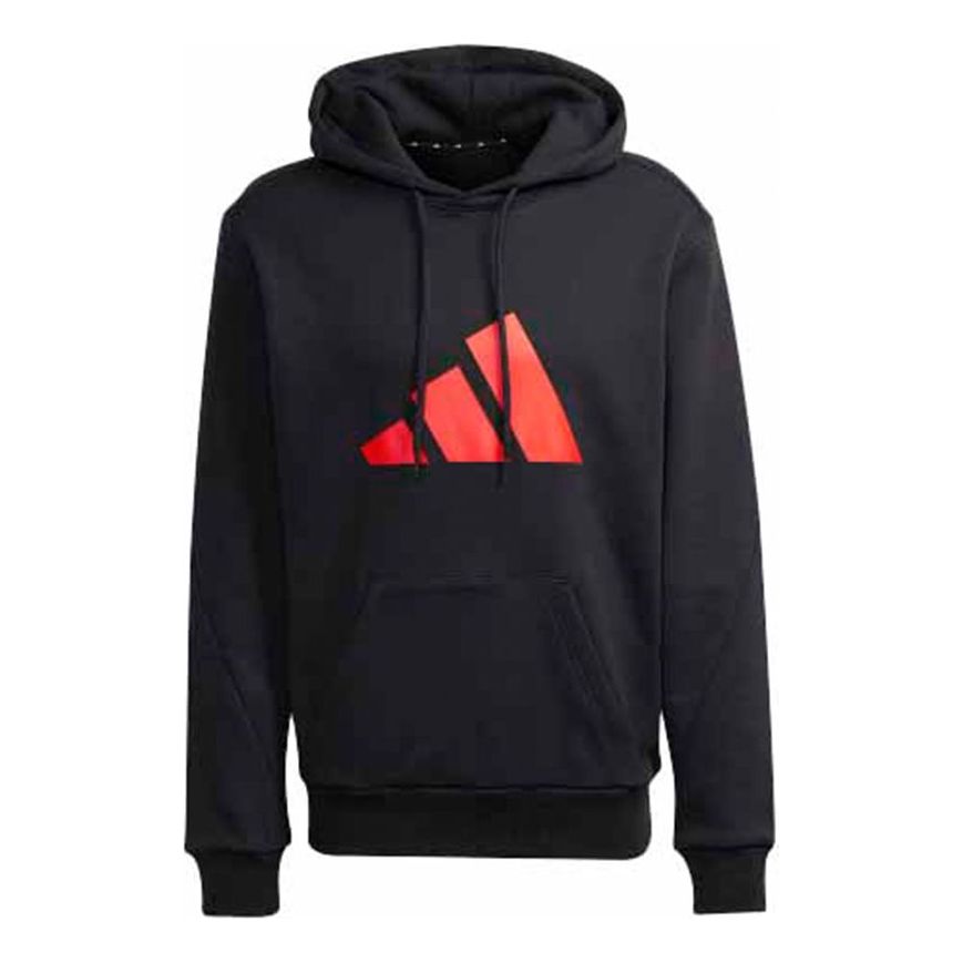 Men's adidas Contrasting Colors Logo Sports Pullover Black H46549