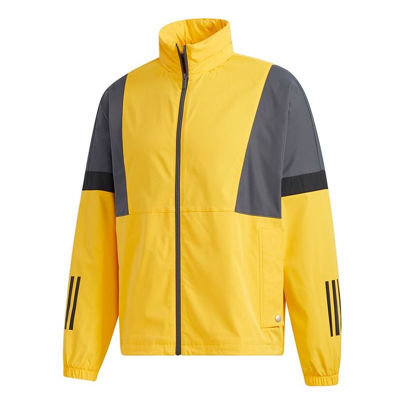 Men's adidas Sports Stylish Jacket Gold Color GP6402