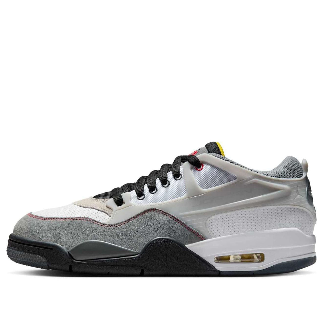 Air Jordan 4 RM Premium 'White Black Smoke Grey Fire Red' IB8052-100