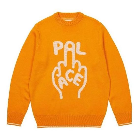 Palace Finger Up Knit Sweater 'Orange' P20KW012