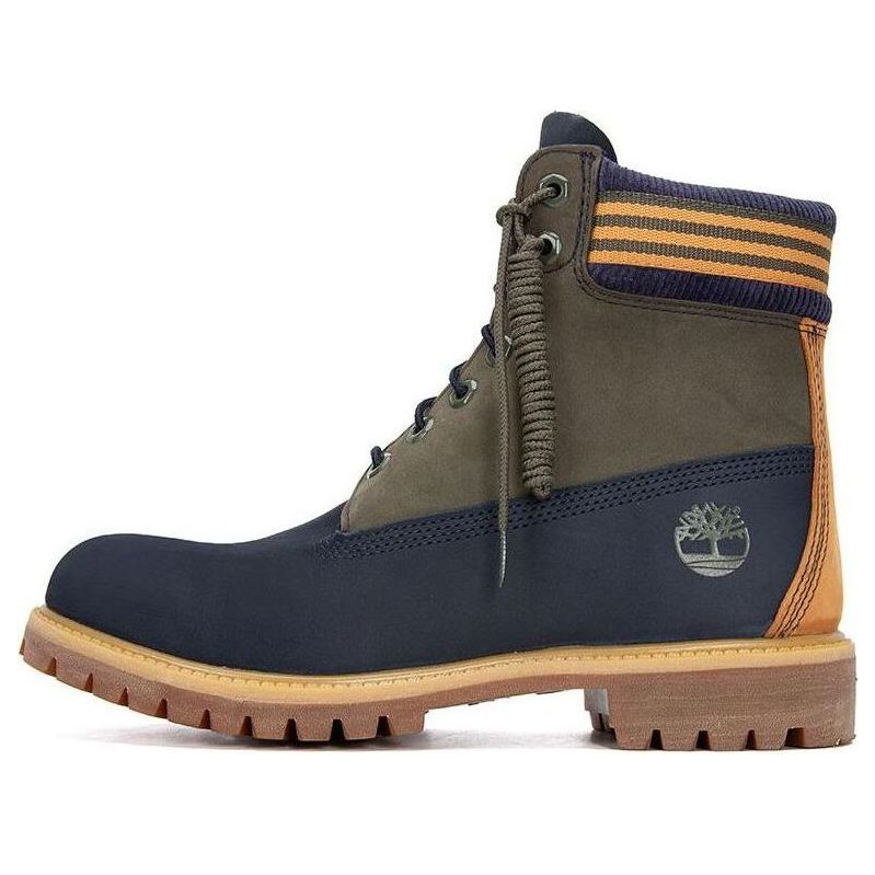 Timberland 6 Inch Waterproof Boot 'Navy Orange' A5ZZF019