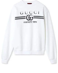 Gucci Cotton Jersey Sweatshirt 'White' 784413-XJGKQ-9082
