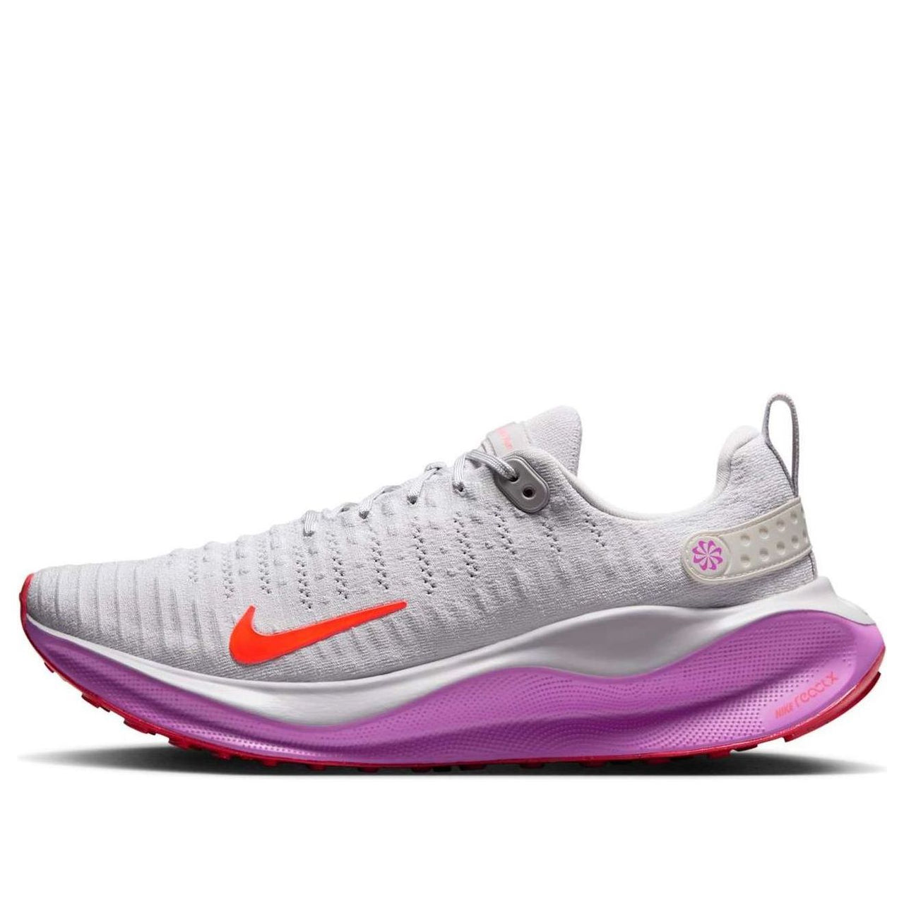 Nike ReactX Infinity Run 4 'Vast Grey Hyper Violet Bright Crimson' DR2665-011