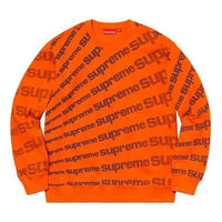 Supreme Radial Crewneck 'Orange Black' SUP-SS20-096