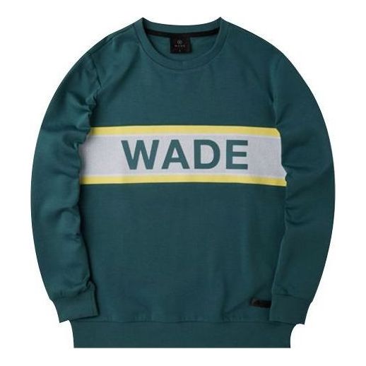 Li-Ning Way Of Wade Knitted Alphabet Printing Pullover 'Green' AWDQ555-2