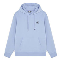 New Balance Logo Printing Sports Pullover Couple Style Blue 5CC18043-DV