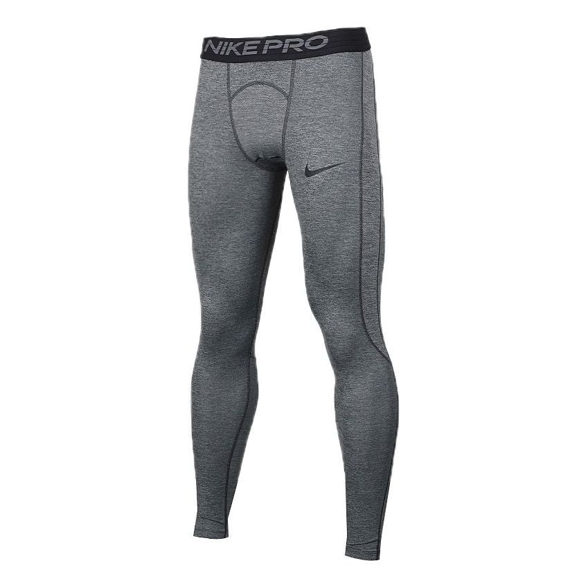 Nike Pro Dri-Fit Alphabet Logo gym pants Smoke Grey Gray BV5642-011