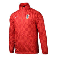 Nike Croatian Team Football Water Repellent Jacket light crimson CN7065-696