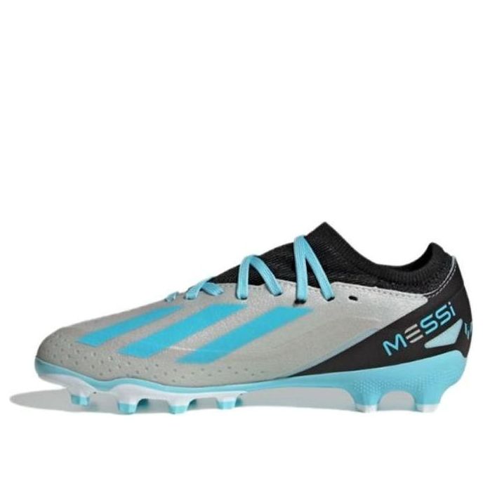 (GS) adidas X Crazyfast Messi.3 MG 'Silver Bliss Blue Black' IE4081