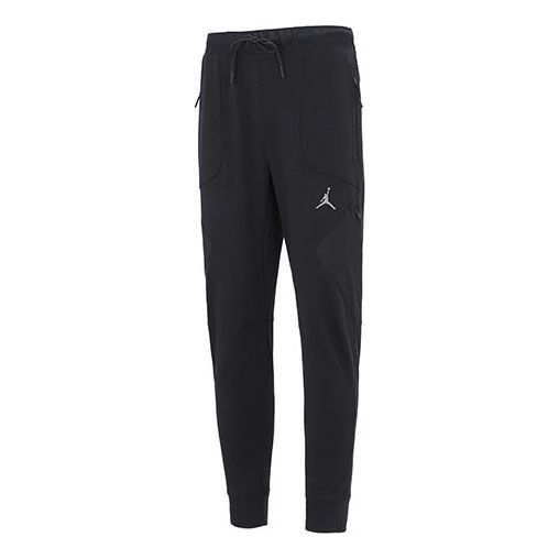 Men's Jordan As J Df Sprt Stmt Flc Pant Casual Breathable Sports Knit Long Pants/Trousers Black DJ0874-010