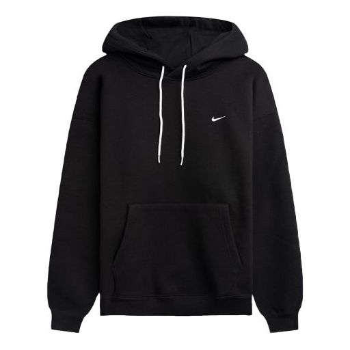Nike Logo Loose Long Sleeves Pullover hooded Sports Black CV0552-010