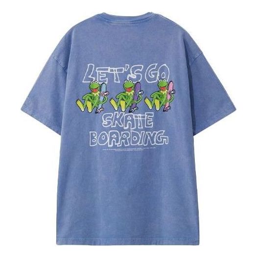 Li-Ning x Disney Muppets Graphic T-shirt 'Blue' AHSR839-1