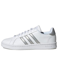 (WMNS) adidas Grand Court Cloudfoam Lifestyle 'White Silver Metallic' GZ1837