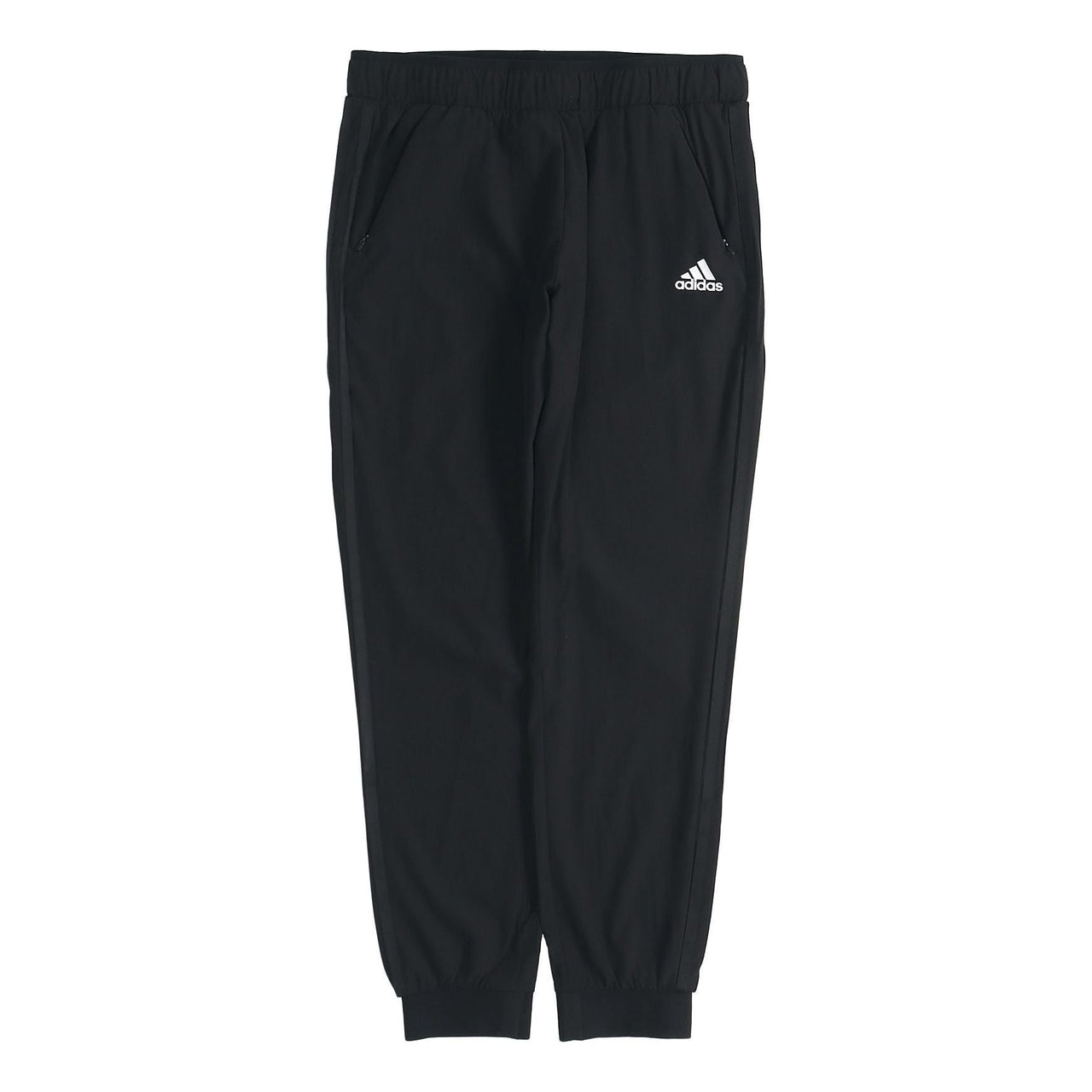 (WMNS) adidas 3-Stripe Ankle Tapered Knit Track Pants 'Black' H50993