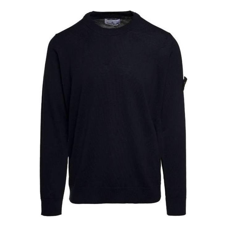 STONE ISLAND Wool Crewneck Sweater 'Navy Blue' 7915510C4-A0020