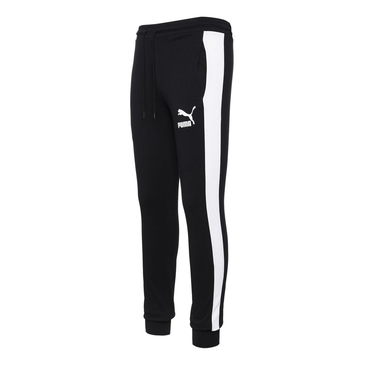 PUMA Iconic T7 Track Pants 'Black White' 597471-01