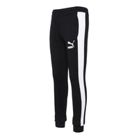 PUMA Iconic T7 Track Pants 'Black White' 597471-01