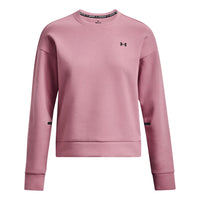 (WMNS) Under Armour Unstoppable Fleece Crew Neck 'Pink' 1379835-697