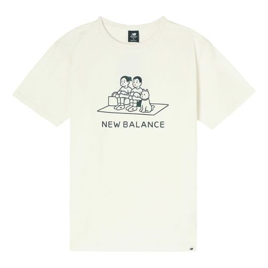 New Balance x Noritake Unisex Sports Tee White AMT12349-RSI