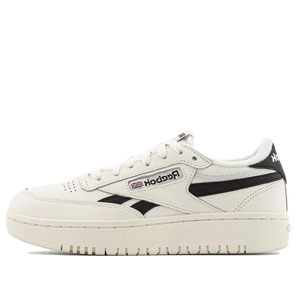(WMNS) Reebok Club C Double 'Chalk Black' 100010773