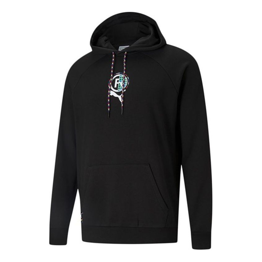 PUMA International Graphic Hoodie 'Black White' 531329-01
