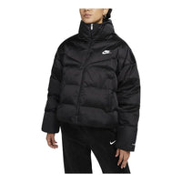 (WMNS) Nike Therma-fit City Series Synthetic Fill Shine Jacket 'Black' DQ6888-010