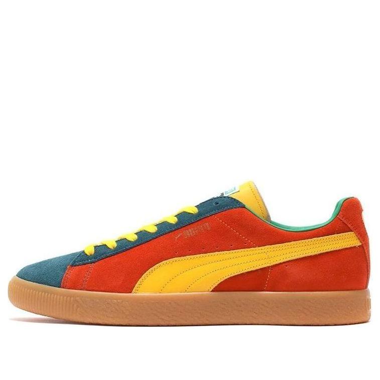 PUMA Suede Vtg Mij Low Tops Retro Skateboarding Shoes Unisex Orange 386802-01