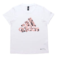 (WMNS) adidas China T-Shirt 'White Pink' H58191
