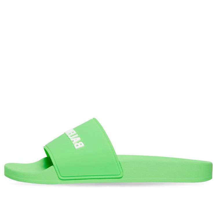 Balenciaga Pool Slides 'Fluo Green' 565826W1S823590