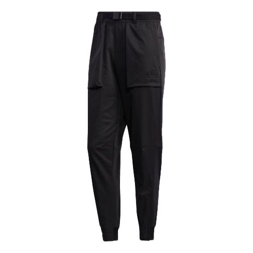 adidas originals Tech Pant Printed Casual Sweaterpants Men's Black GT7289