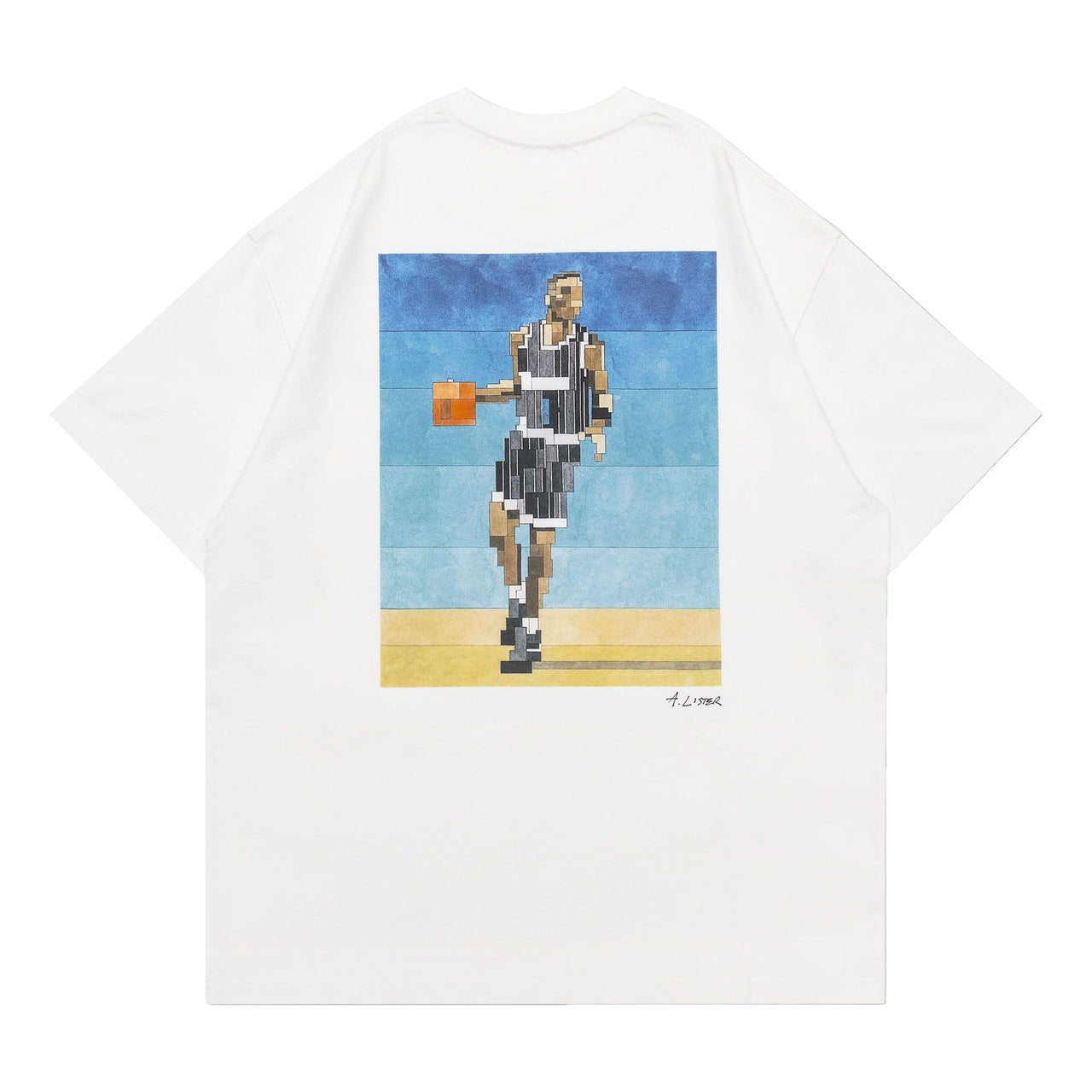 Grocery Penny Tee By Adam Lister GRO-PENNY-WHT