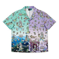 Li-Ning x Steven Harrington Graphic Leisure Shirt 'Green Purple' ASHR139-1