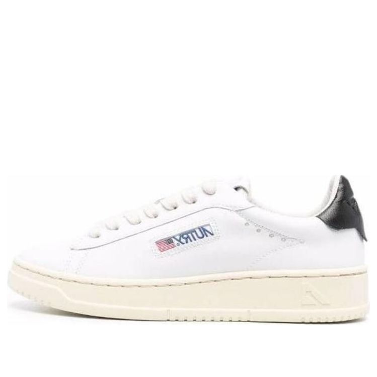 (WMNS) Autry Dallas Low Leather 'White Black' ADLW-NW08