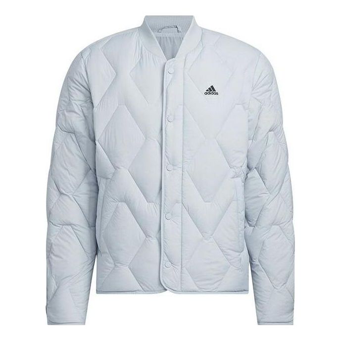 adidas Regular Varsity Down Jacket 'White' IX7084