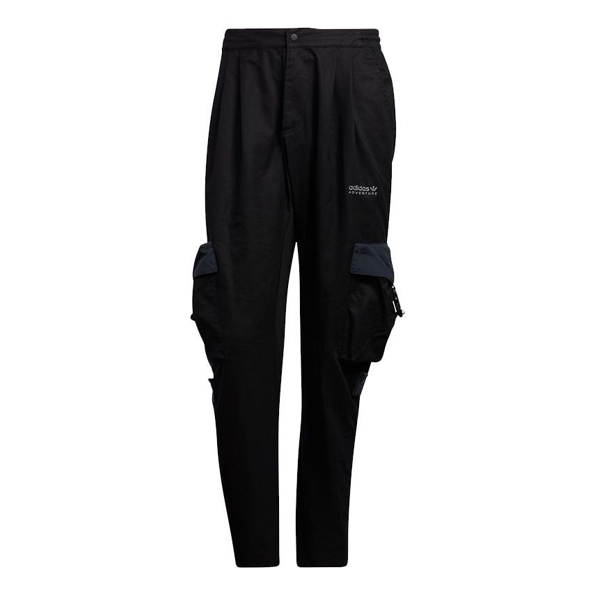 Men's adidas originals Adv Track Pant Big Pocket Sports Pants/Trousers/Joggers Black HC0383