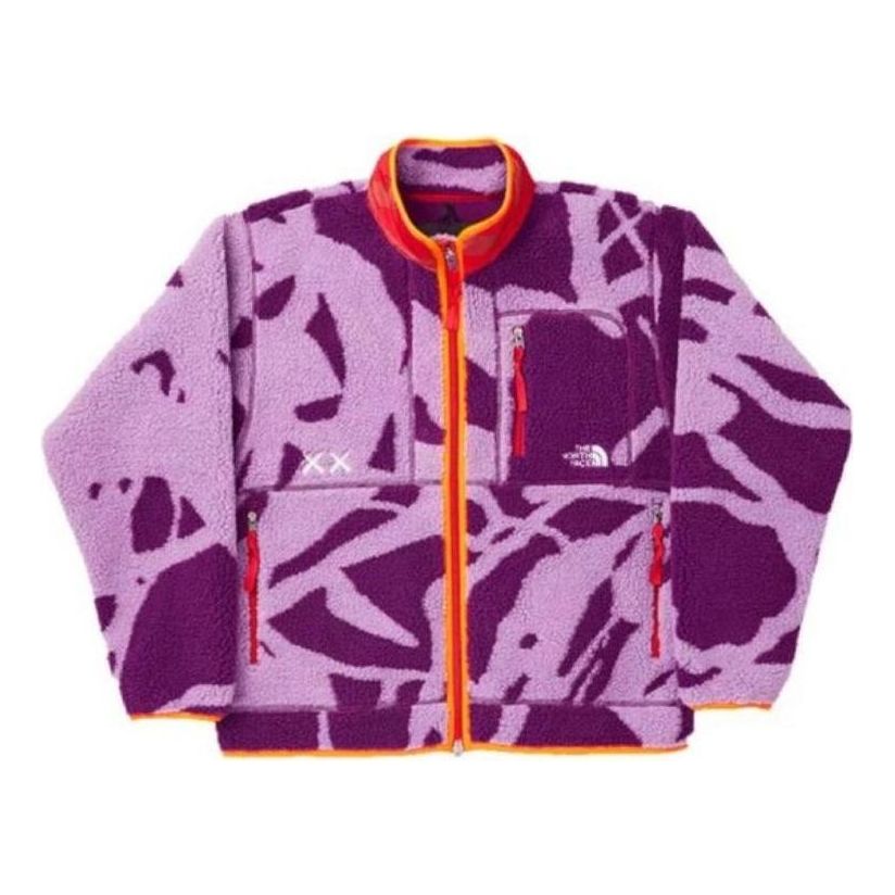 THE NORTH FACE X Kaws Fleece Jacket 'Purple' NF0A7WLG-76C