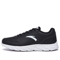 ANTA Running Series Sneakers Leather 'Black White' 91835529-1
