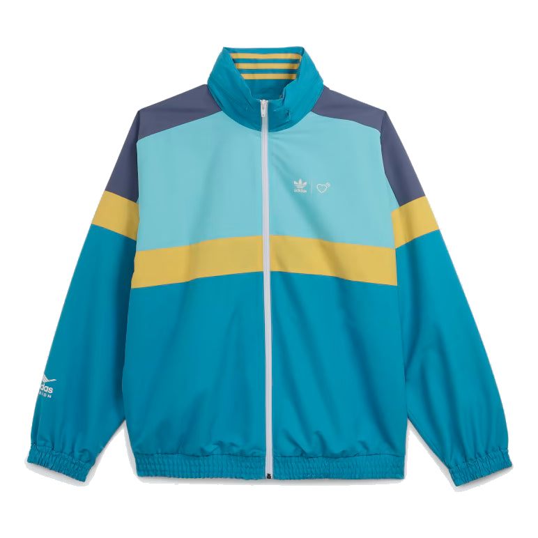 adidas x Human Made Windbreaker Jacket 'Aqua' HA9997