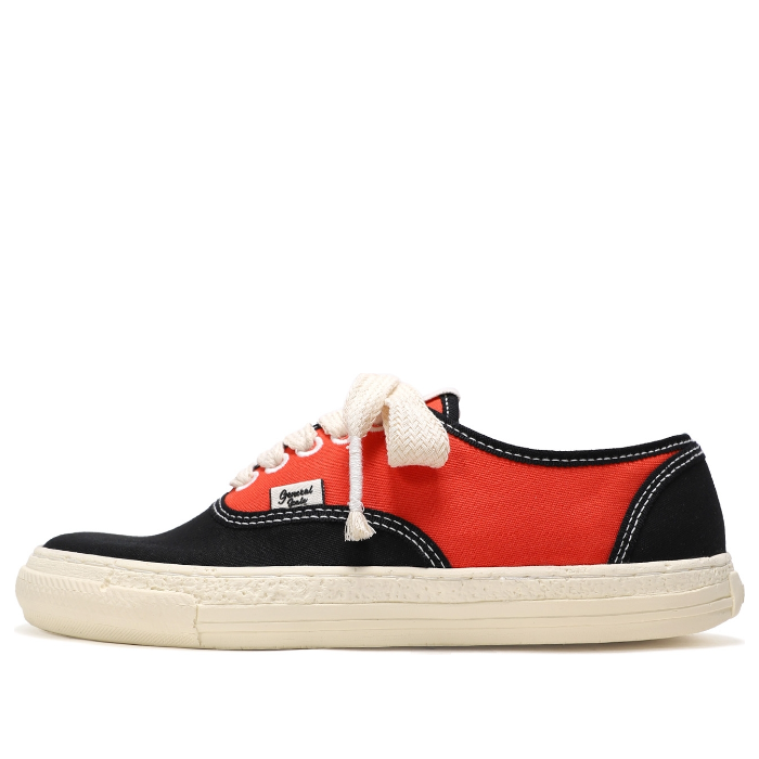 Maison MIHARA YASUHIRO PAST Sole 5 - Hole Low-top Sneaker 'Red' A06FW503-RED