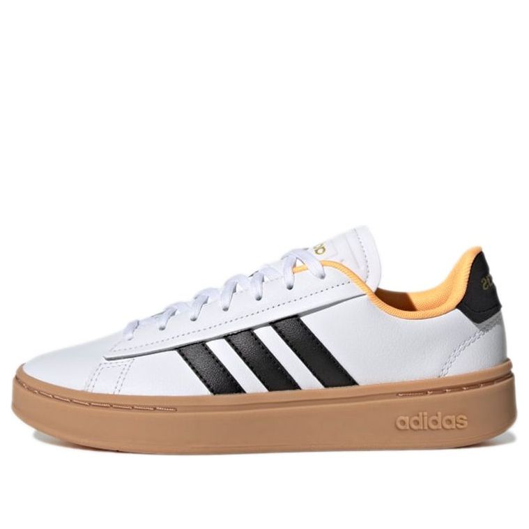 (WMNS) adidas Grand Court Alpha 'White Flash Orange' GX8165