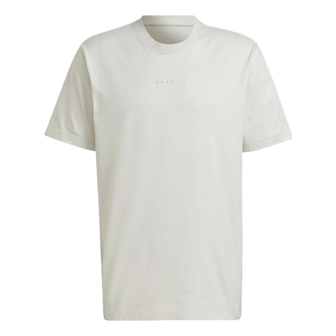 Men's adidas originals Ess Tee Solid Color Sports Round Neck Short Sleeve Gray T-Shirt HK2723