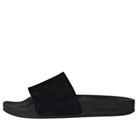 (WMNS) adidas originals Adilette Stylish Sports Slippers Black DA9017