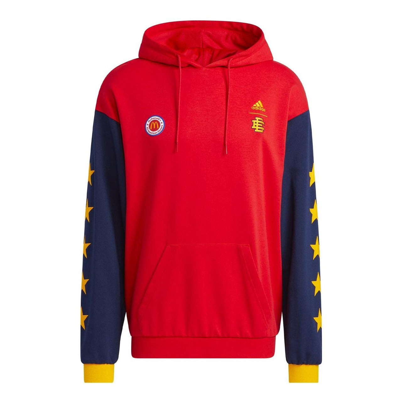 adidas Logo Printing Splicing Unisex Red HB0733