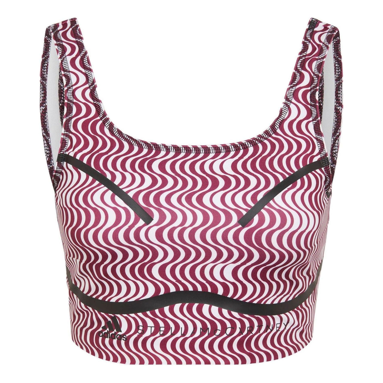 (WMNS) adidas by Stella McCartney TruePurpose Printed Crop Top 'Pink' HG6881