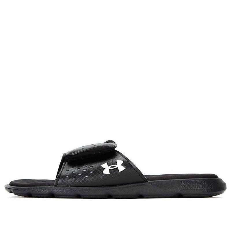 (WMNS) Under Armour Ignite 7 Slide 'Black White' 3026027-001